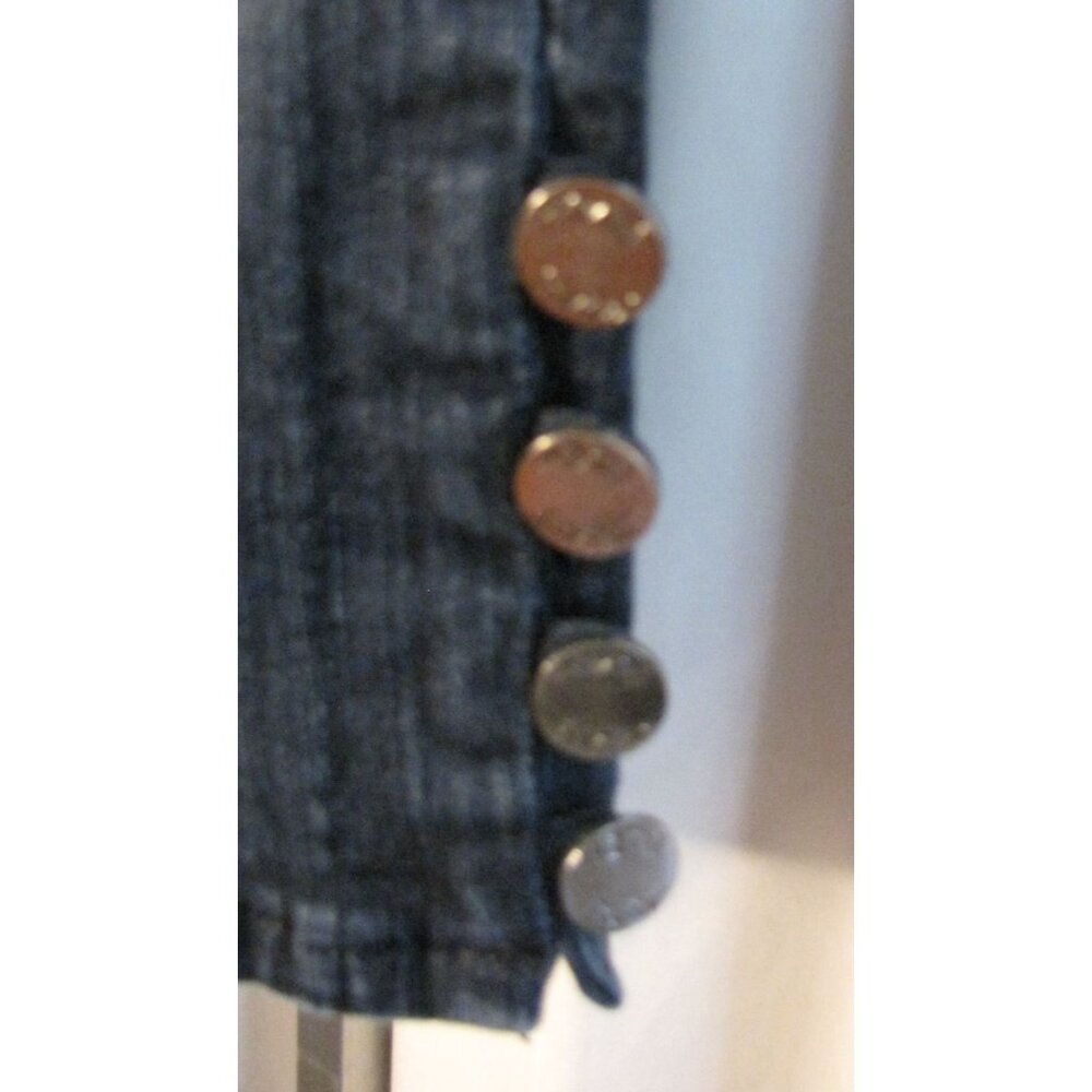 NYDJ 4 Dark Wash Denim Capri Pants Jeans Stretch Not Your Daughter's - Picture 2 of 4